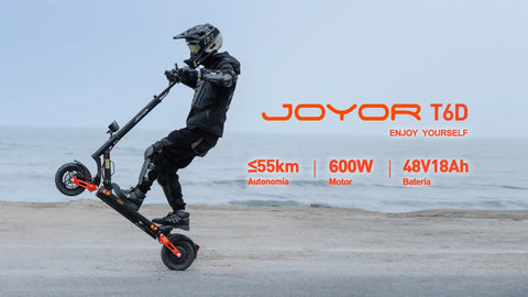 All new Joyor T6E black commuter electric scooter