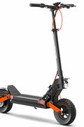JOYOR S8 foldable scooter front three-quarter full body studio view