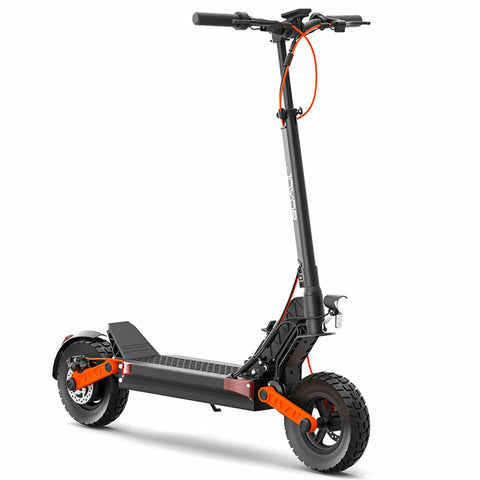 JOYOR S8 foldable scooter front three-quarter full body studio view